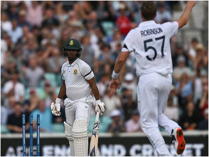 England vs South Africa 3rd Test Kennington Oval London south africa 6 wickets on 36 Ollie Robi ENG vs SA 3rd Test: इंग्लैंड के गेंदबाजों ने बरपाया कहर, सिर्फ 36 रनों पर दक्षिण अफ्रीका ने गंवाए 6 विकेट