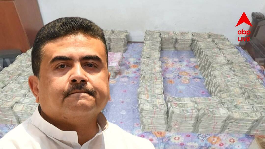 Suvendu Adhikari Attacks on ED Raid several Crores Money Found From Kolkata Businessman House Suvendu Adhikari : ‘এগিয়ে বাংলায় বীরেদের বিছানার নিচ থেকে থরে থরে টাকার হদিশ’ কটাক্ষ শুভেন্দুর
