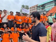 Amit Thackeray:  समुद्र किनारा स्वच्छता मोहिमेत अमित ठाकरे सहभागी; पाहा फोटो