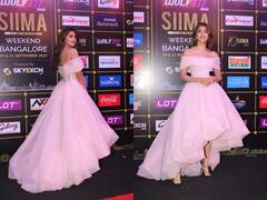 Pooja Hegde Pics: पिंक गाउन में डॉल सी लगीं पूजा हेगड़े, किलर स्माइल से फैंस को बना दिया दीवाना