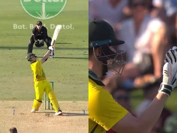 Australia Vs New Zealand Steve Smith His Six For Umpire No Ball Cairns Odi VIDEO: ન્યૂઝીલેન્ડની આ મોટી ભૂલ ના જાણી શક્યા એમ્પાયર, Steve Smithએ સિક્સર ફટકારીને સમજાવ્યા