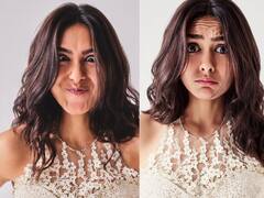 Mrunal Thakur : வித விதமாக எக்ஸ்பிரஷன் கொடுத்த மிருணாளின் க்யூட் க்ளிக்ஸ்!