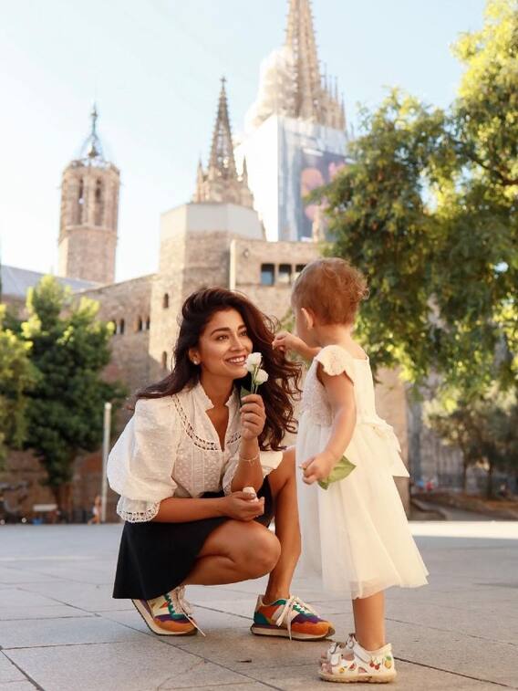 Birthday Girl Shriya Saran's Adorable Moments With Her Daughter