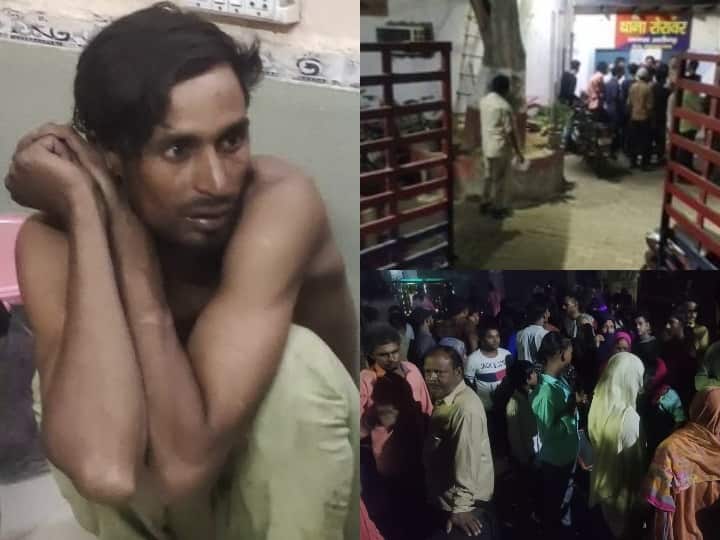 Uttar Pradesh Aligarh Roravar Thana rickshaw puller tries to snatch child from woman lap and running now Up police Action ann Aligarh News: अफवाहों के बीच अलीगढ़ में बच्चा छीन कर भागने लगा रिक्शा चालक, लोगों ने पकड़ने के बाद जमकर की पिटाई