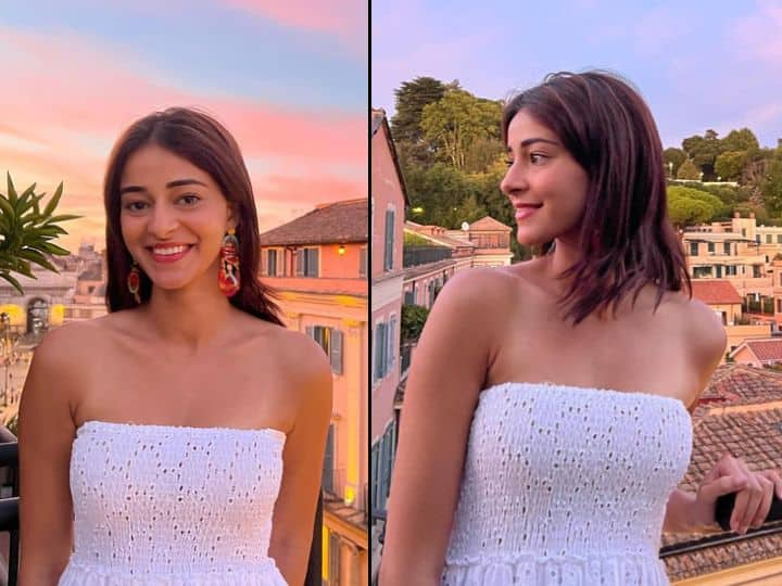 Ananya Panday Latest Pics: बॉलीवुड एक्ट्रेस अनन्या पांडे इन दिनों इटली टूर पर मौजूद हैं. जिसके तहत अनन्या आए दिन अपने लेटेस्ट फोटो को सोशल मीडिया पर शेयर कर रही हैं.