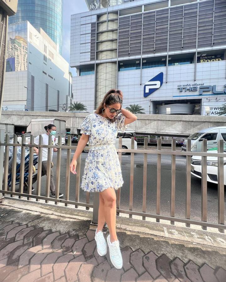 हिना खान टीव्ही इंडस्ट्रीतील टॉप अभिनेत्री आहे. टीव्ही जगतापासून ते बॉलिवूडपर्यंत तिने आपल्या अभिनयाची छाप सोडली आहे.(फोटो सौजन्य :realhinakhan/इंस्टाग्राम)