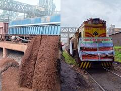 रावघाट से तकनीकी ट्रायल के तहत भिलाई पहुंची लौह अयस्क की पहली खेप, स्टील प्लांट में हुआ स्वागत