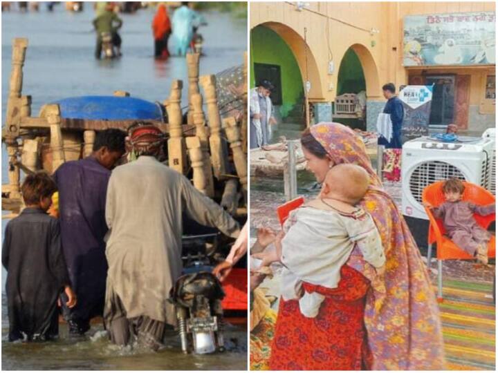 Hindu Community Opens Temple Door for Flood Effected People In Pakistan Pakistan Floods: पाकिस्तान में बाढ़ पीढ़ितों की मदद कर रहा हिंदू समुदाय, मंदिर खोलकर लोगों को दिया आश्रय