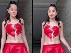Urfi Javed Video : हार्ट कट ड्रेसमुळे उर्फी नेटकऱ्यांच्या निशाण्यावर; व्हिडीओ व्हायरल