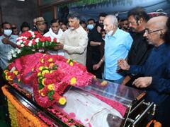Krishnam Raju: కృష్ణంరాజు పార్థివదేహానికి ప్రముఖుల నివాళి
