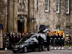 Queen Elizabeth II’s Coffin Arrives In Edinburgh Ahead Of London Funeral