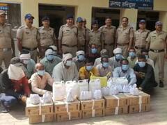 रुड़की: लक्सर में जहरीली शराब से हुई मौत के बाद मंगलौर पुलिस की ताबड़तोड़ रेड, 17 तस्कर गिरफ्तार