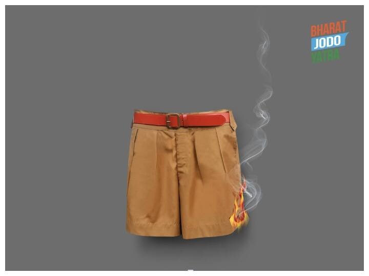 Congress Takes Dig At Khaki Shorts After Rahul T-Shirt Row. BJP Says 'It's Bharat Todo Yatra' Congress Takes Dig At Khaki Shorts After Rahul T-Shirt Row. BJP Says 'It's Bharat Todo Yatra'