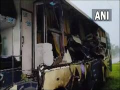 சத்தீஸ்கரில் லாரி மீது பேருந்து மோதி கோர விபத்து..! 7 பேர் உயிரிழப்பு..!