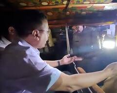 અમદાવાદ: પોલીસ અને કેજરીવાલ વચ્ચે થઇ બોલાચાલી