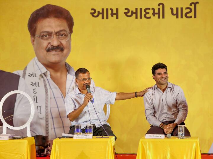 Arvind Kejriwal Gujarat Visit said to BJP We will give free ki rewari Do whatever you want Arvind Kejriwal Gujarat Visit: केजरीवाल ने BJP पर जमकर साधा निशाना, बोले- 