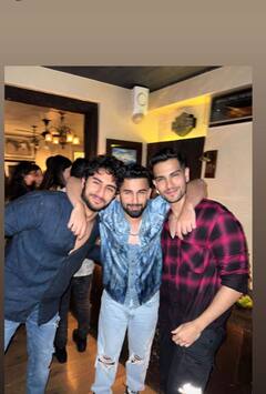 इब्राहिम अली खान के साथ जाह्नवी और खुशी ने की जमकर पार्टी, देखें इनसाइड Photos