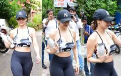 Malaika arora Gym: હોટ જિમ લૂકમાં મલાઈકાનો કાતિલ અંદાજ વાયરલ, જુઓ તસવીરો