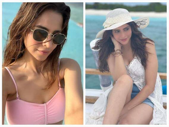 Aamna Sharif Photos: ਬੇਸ਼ੱਕ ਆਮਨਾ ਸ਼ਰੀਫ ਇਨ੍ਹੀਂ ਦਿਨੀਂ ਕਿਸੇ ਵੀ ਟੀਵੀ ਸ਼ੋਅ 'ਚ ਨਜ਼ਰ ਨਹੀਂ ਆ ਰਹੀ ਪਰ ਆਪਣੀਆਂ ਤਸਵੀਰਾਂ ਅਤੇ ਵੀਡੀਓਜ਼ ਨਾਲ ਉਹ ਸੋਸ਼ਲ ਮੀਡੀਆ ਦਾ ਤਾਪਮਾਨ ਵਧਾਉਂਦੀ ਨਜ਼ਰ ਆ ਰਹੀ ਹੈ।