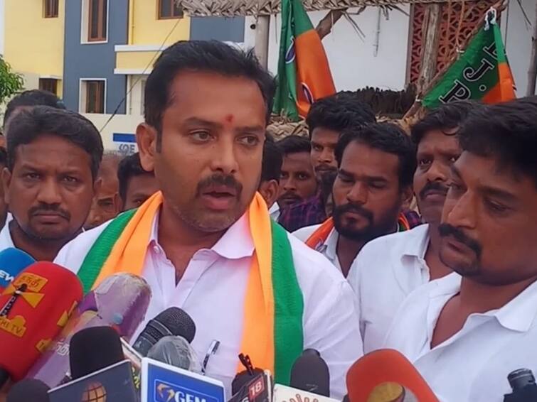 denial of permission to protest against power minister in karur TNN கரூரில் அமைச்சர் செந்தில் பாலாஜிக்கு எதிராக ஆர்ப்பாட்டம் -  பாஜகவினருக்கு அனுமதி மறுப்பு