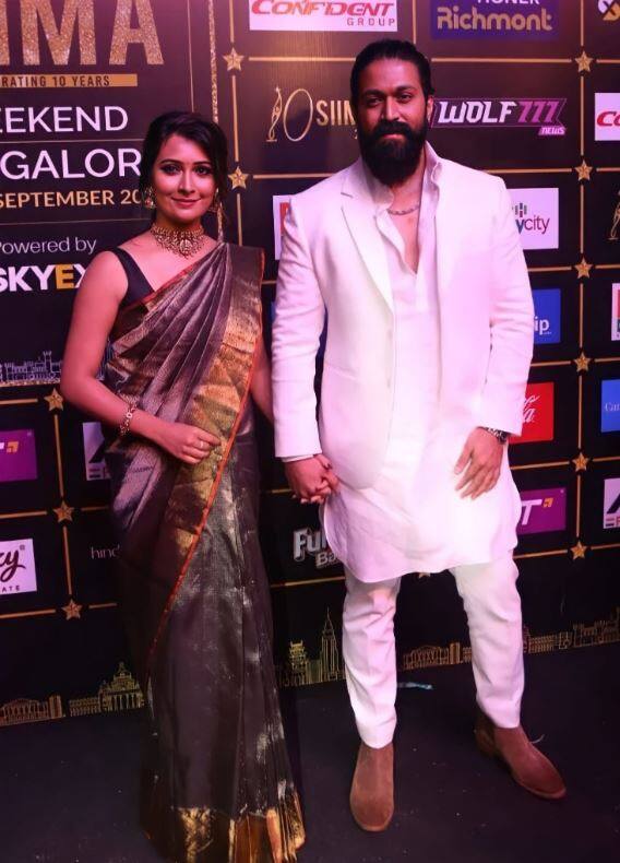 Yash and his wife Radhika Pandit