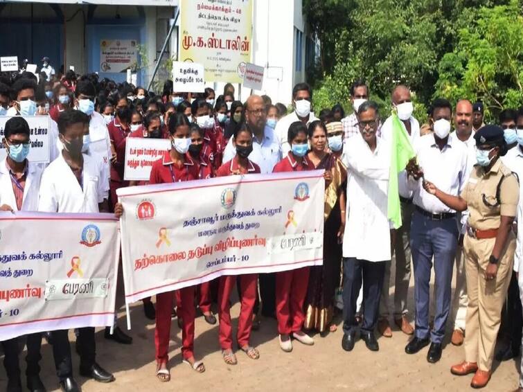 Tamil Nadu Ranks second place in Suicide says thanjavur medical college principal TNN தற்கொலையால் உயிரிழப்புகளில் தமிழகம் 2ம் இடம் - தஞ்சை மருத்துவக்கல்லூரி முதல்வர் வேதனை