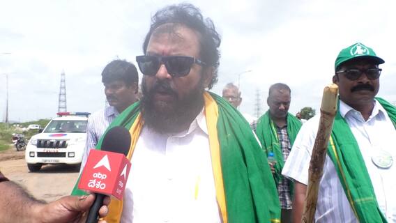 Chintamaneni Prabhakar Amaravati farmers Padayatra : అమరావతి రైతుల పాదయాత్రలో చింతమనేని | ABP Desam