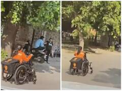 व्हीलचेयर स्कूटी से डिलीवरी देने पहुंची Swiggy पार्टनर, दिल जीत लेगा वीडियो