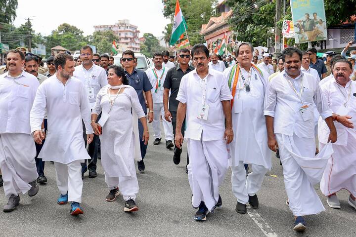 कांग्रेस की भारत जोड़ो यात्रा 12 राज्यों और दो केंद्र शासित प्रदेशों से गुजरेगी और 150 दिनों की अवधि में कन्याकुमारी से कश्मीर तक 3,570 किमी की दूरी तय करेगी.