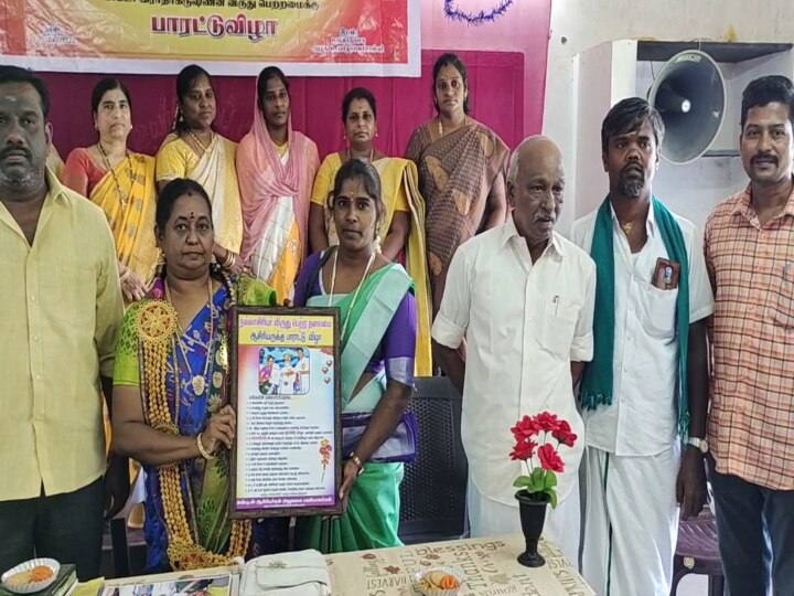 கழிவறையுடன் கூடிய குளியல் அறை கட்டிட திறப்பு விழா- குத்துவிளக்கு ஏற்றி திறப்பு விழா கண்ட கிராம மக்கள்!