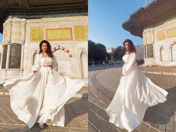 Avneet Kaur Oozes Oomph In A Glamorous White Outfit | SEE PICS