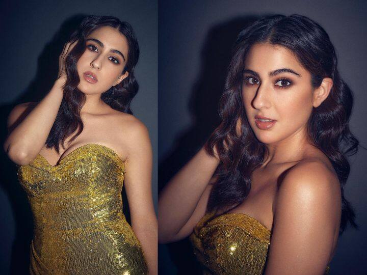 Sara ali khan Photos : ஹே சாக்லேட் பேபி நானே..நடிகை சாரா அலி கானின் லேட்டஸ்ட் போட்டோஷூட்!