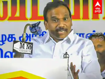 DMK Leader A Raja Speaks Against Hinduism, Stirs Controversy DMK Leader A Raja Speaks Against Hinduism, Stirs Controversy