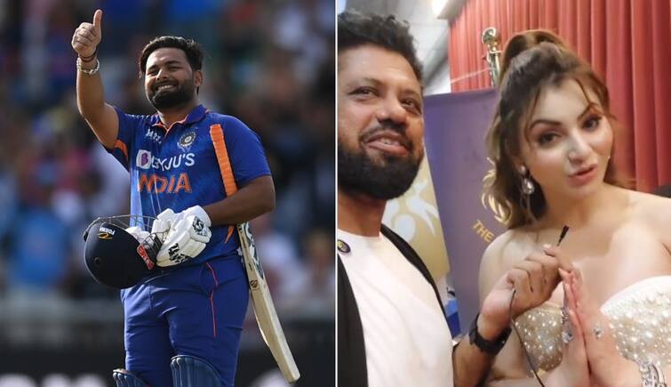 Urvashi Rautela says ‘sorry’ to Rishabh Pant with folded hands; puts an end to controversy Urvashi-Pant Saga: হাত জোড় করে পন্থের কাছে ক্ষমা চেয়ে নিলেন উর্বশী, ঝামেলা মিটল?