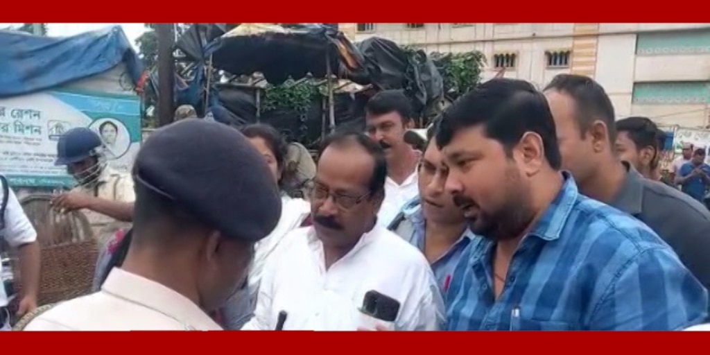 BJP Nabanna Abhijan : BJP MLA Allegedly Stopped While Coming To Join ...