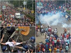 नबन्ना अभियान: बीजेपी कार्यकर्ताओं और पुलिस के बीच कई जगह झड़प, गाड़ी में आग लगाई | बड़ी बातें