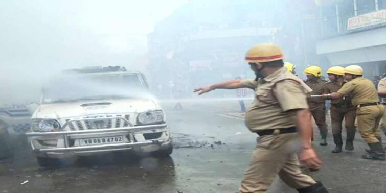 Second Round Of Clash Erupts In Santragachi As Police And Supporters Engage In Fight Due To BJP Nabanna Abhijan BJP Nabanna Abhijan: স্টেশনের কাছে জমায়েত, পুলিশের সঙ্গে বিজেপি কর্মীদের সঙ্গে সংঘর্ষে ফের উত্তপ্ত সাঁতরাগাছি