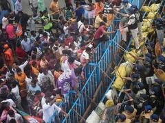 BJP Nabanna March: बीजेपी के 'नबन्ना अभियान' में जबरदस्त बवाल, झड़प और आगजनी से पटी सड़कें- देखें तस्वीरें