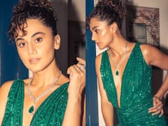 Taapsee Pannu Pics: तापसी पन्नू ने शिमरी गाउन में दिखाईं हसीन अदाएं, देखकर नजरें नहीं हटा पाएंगे फैंस