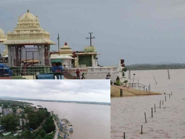 Bhadrachalam Godavari Water Level Reaches 50.9 Feet Due to Heavy Rains భద్రాచలం వద్ద గోదావరి ఉగ్రరూపం- 50.9 అడుగులకు చేరుకున్న నీటిమట్టం!