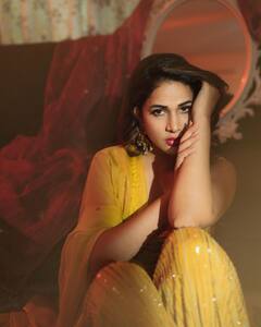 Lavanya Tripathi: బంగారు వెలుగులు విరజిమ్ముతున్న అందాల రాక్షసి