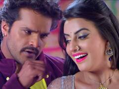 अक्षरा सिंह की पतली कमर को देख ढेर हुए चाहने वाले, खेसारी के साथ एक्ट्रेस ने लगाए जबरदस्त ठुमके