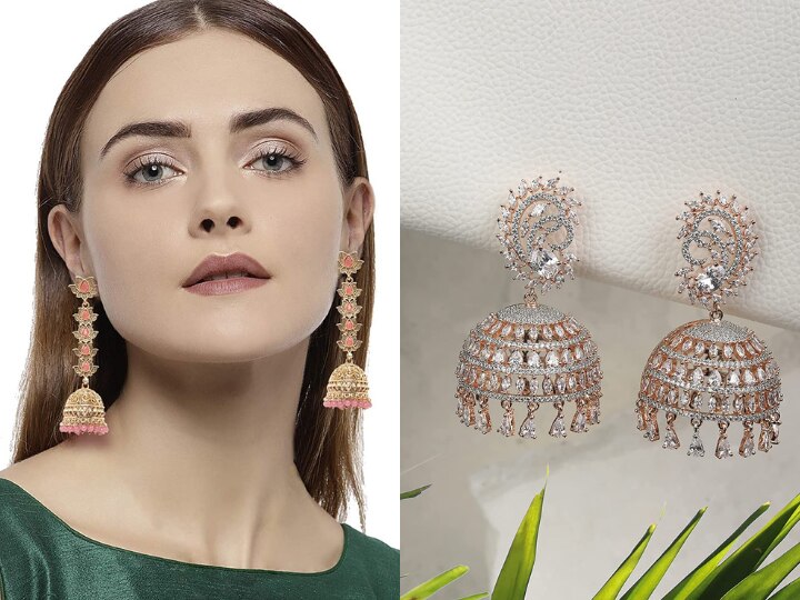 Flipkart.com - Buy ZAVERI PEARLS Combo of 2 Traditional Pearl & Stone  Studded Stone Drops & Danglers, Jhumki Earring Online at Best Prices in  India