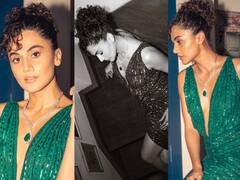 Taapsee Pannu Pics: तापसी पन्नू ने शिमरी गाउन में दिखाईं हसीन अदाएं, देखकर नजरें नहीं हटा पाएंगे फैंस