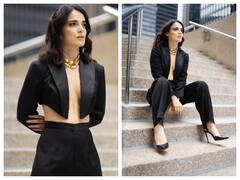 Radhika Madan Pics: फ्रंट ओपन ब्लेजर पहन राधिका मदान दिए बेहद ग्लैमरस पोज़, स्टनिंग अवतार ने उड़ाए फैन्स के होश !