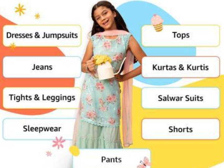 Amazon Deal: गर्ल्स के कपड़ों पर बंपर सेल, 500 रुपये से कम में खरीदें ये प्यारे प्यारे लहंगा चोली और सूट सेट