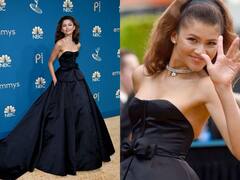 Emmy Awards : கருப்பு கவுனில் கலக்கிய ஜெண்டையா!