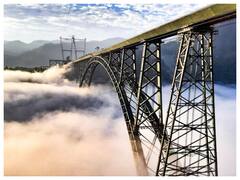 Railways Shares Breathtaking Images Of World's Highest Rail Bridge Over Chenab River. See PICS