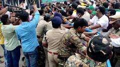 Amaravati Farmers Protest : తెనాలిలో రైతుల పాదయాత్రను అడ్డుకున్న పోలీసులు | DNN | ABP Desam