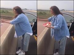 मछलियों को खाना खिला रही थीं ये पाकिस्तानी एक्ट्रेस, लेकिन कर बैठीं बड़ी गलती, अब होना पड़ रहा है ट्रोल